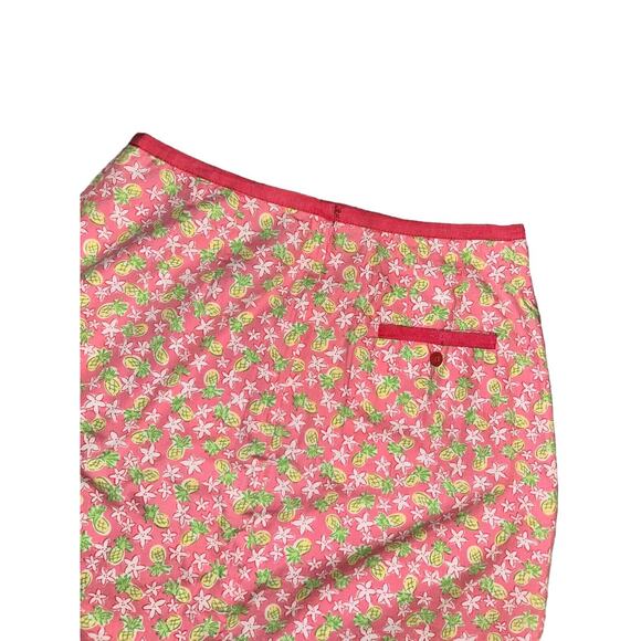 LILLY PULITZER Skirt ~ Pink Pineapple ~ VINTAGE White Label ~ Size 6 - Picture 8 of 9